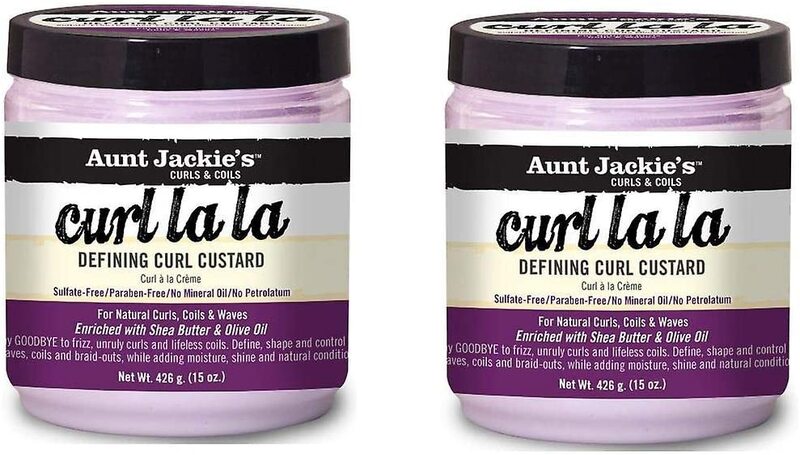 Aunt Jackie's Curl La La Lightweight Curl Defining Custard Cream, 2 x 15Oz