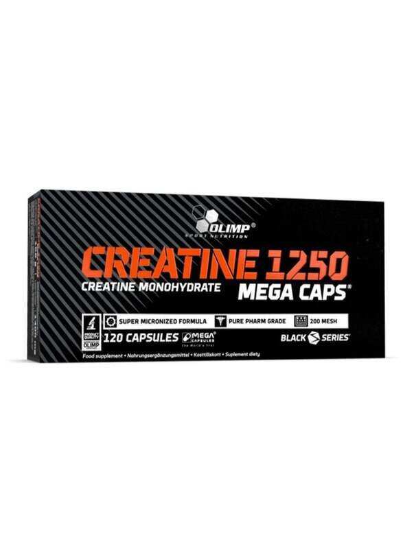 

Olimp Creatine 1250 Creatine Monohydrate Mega Caps, 120 Capsules, Unflavoured