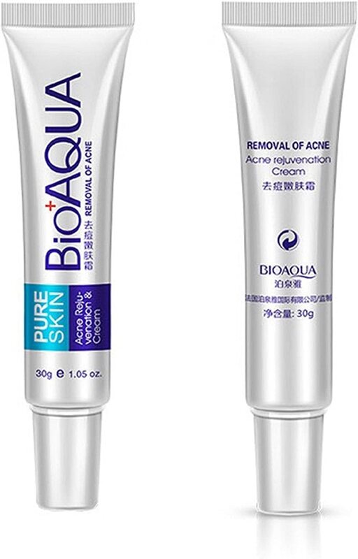 Bioaqua Facial Skin Care Cream for Acne and Anti-Wrinkles, Spots, Scars and Blemishes Marks 30 gm