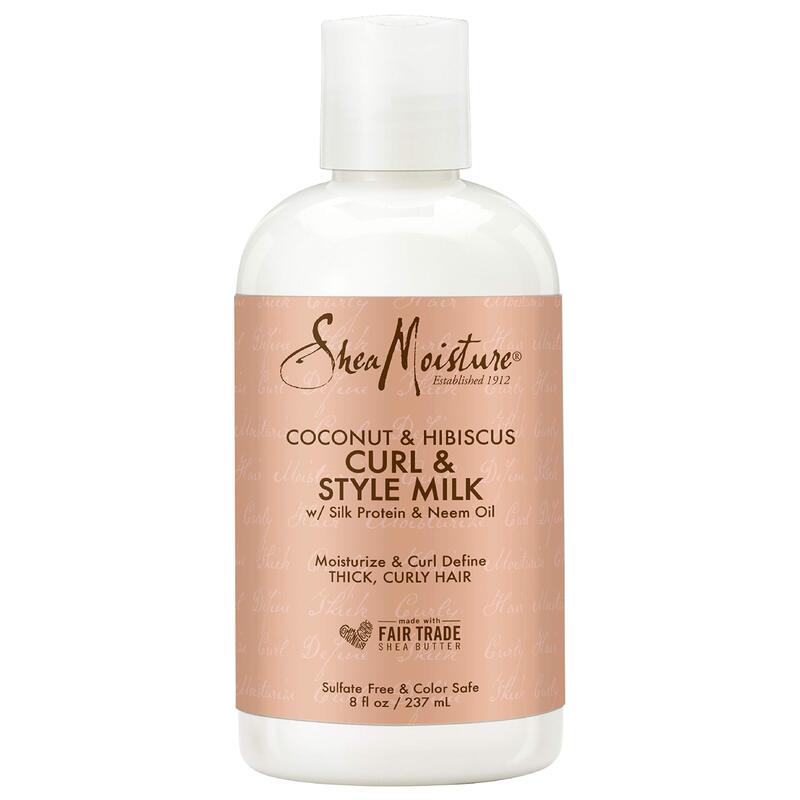 Shea Moisture Coconut & Hibiscus Curl Styling Milk, 8 Oz