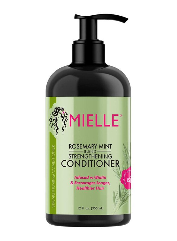 

Mielle Organics Rosemary Mint Blend Strengthening Conditioner with Biotin, 12 oz