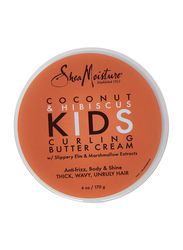 Shea Moisture Coconut & Hibiscus Kids Curling Butter Cream for All Hair Types, 2 x 6oz