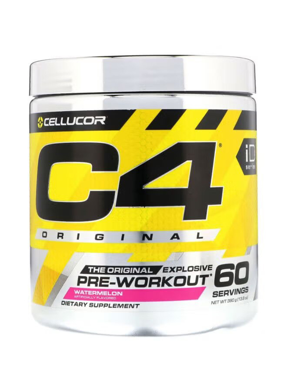 Cellucor C4 Original Explosive Pre-Workout Powder Dietary Supplement, 60 Servings, Watermelon