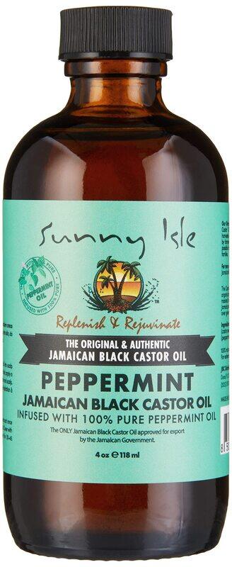 

Sunny Isle Jamaican Black Castor Oil with Peppermint for All Hair Types, 4oz