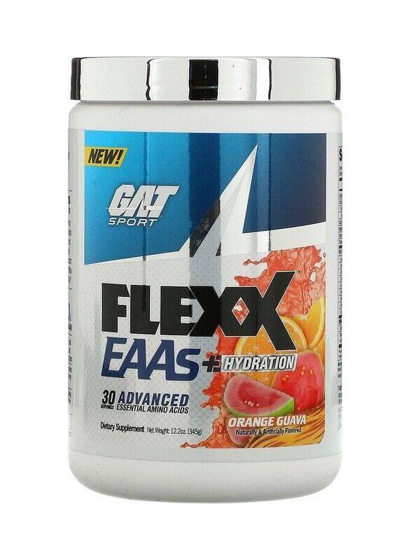 

Gat Sport Flexx EAAs + Hydration, 30 Servings, Orange Guava