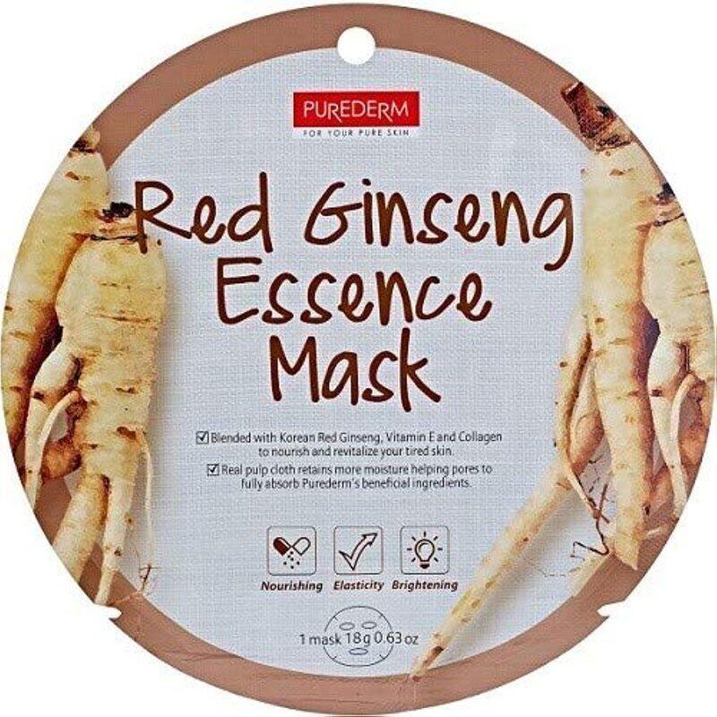 

Purederm Red Ginseng Mask, 18 gm