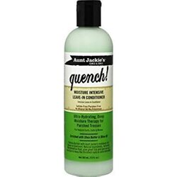 Aunt Jackie's Quench Moisture Intensive Leave-In Conditioner for Dry Hair, 12oz