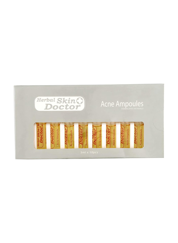 Herbal Skin Doctor Acne & Pimples Face Ampoules, 10 x 3ml