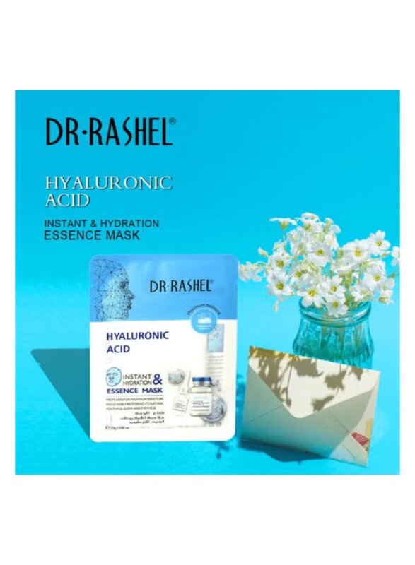 Dr. Rashel Moisturizing Hyaluronic Acid Face Mask, 5 Pieces