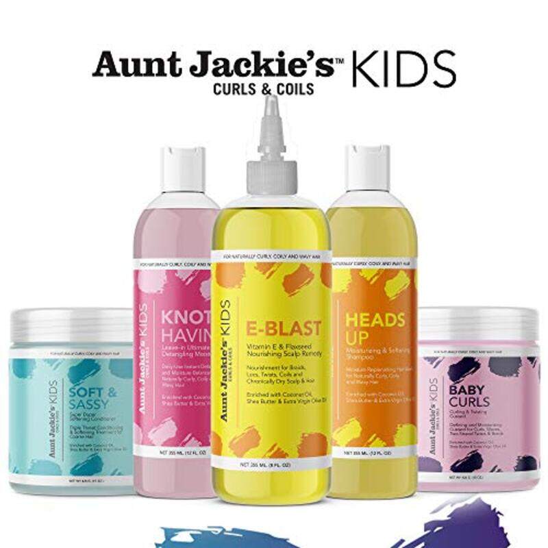 Aunt Jackie's Girls Knot Havin' It Leave-In Ultimate Hair Detangler for Curly Hair, 12oz