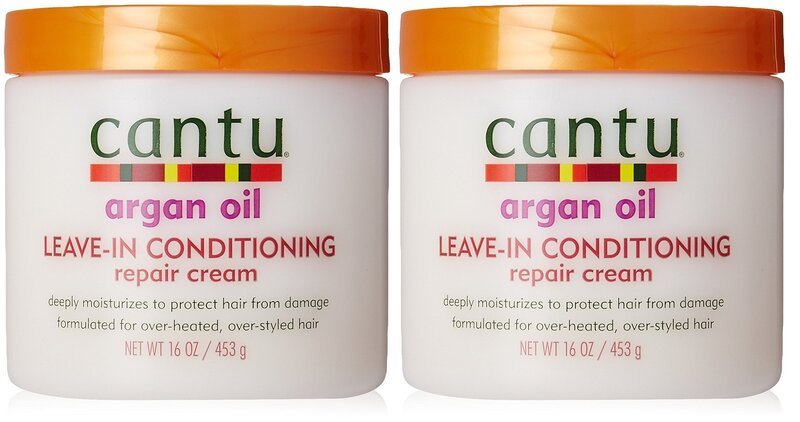 Cantu Argan leave In Conditioner for All Hair Types, 2 x 453g