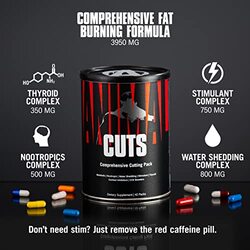 Universal Nutrition Animal Cuts All-in-one Complete Fat Burner, 42 Pack