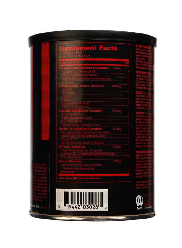 Universal Nutrition Animal M-Stak Anabolic Stack, 21 Pack, Unflavoured