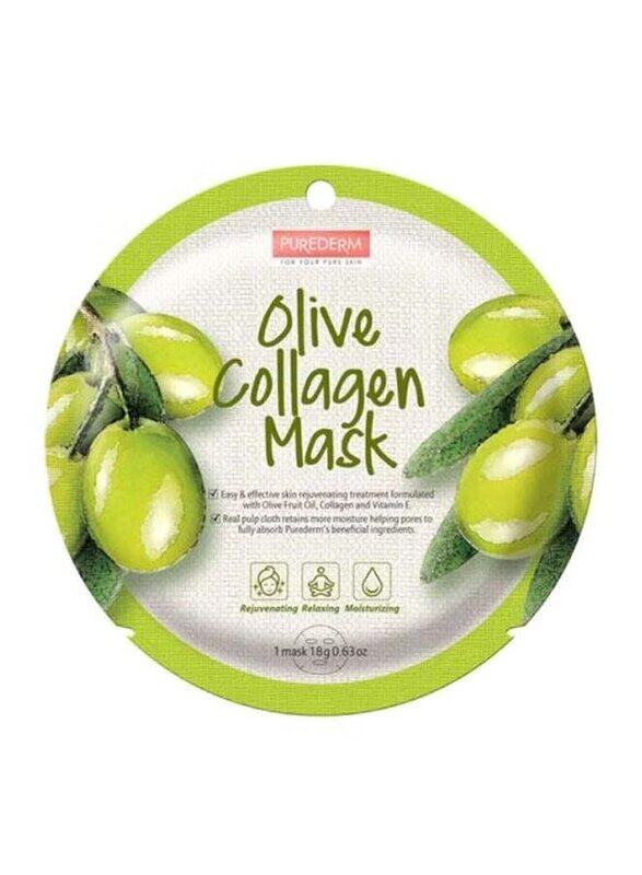 

Purederm Olive Collagen Mask, 18g