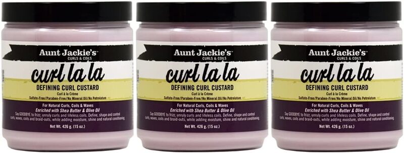 Aunt Jackie's Curl La La Defining Curl Custard, 3 x 426 gm