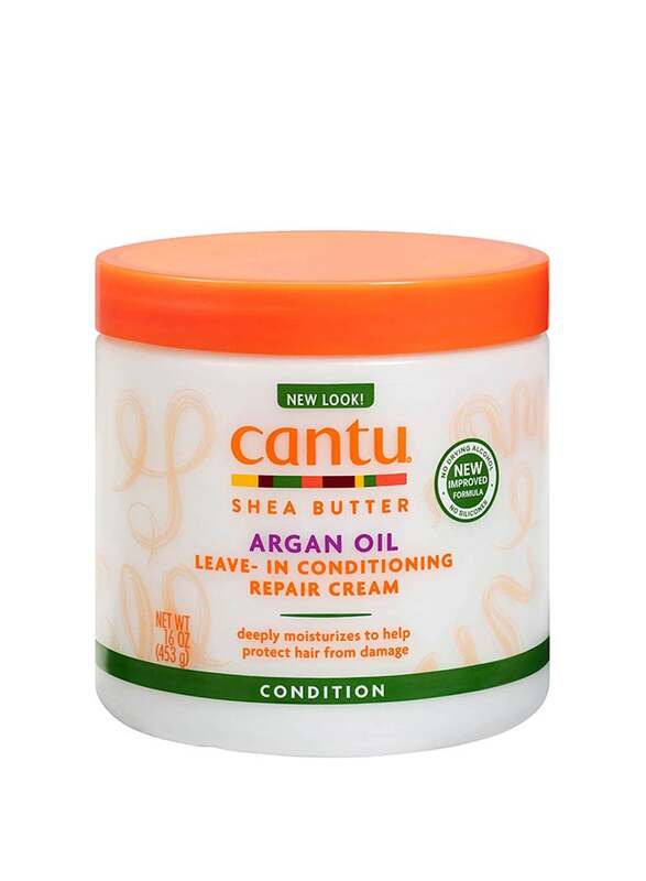 Cantu Argan Oil Leave-In Conditioning Repair Cream for All Hair Types, 453g