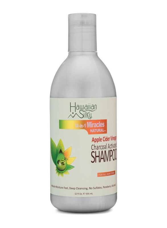 

Hawaiian Silky Apple Cider Vinegar Charcoal Activated Shampoo, 12 oz