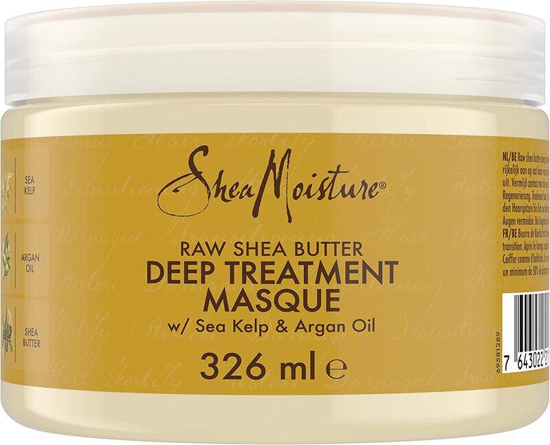 

Shea Moisture Raw Shea Butter Silicone and Sulphate Free Hair Treatment Mask for Dry, Damaged or Transitioning Hair, 326ml