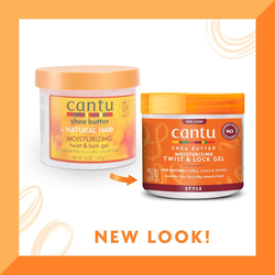 Cantu Shea Butter Moisturizing Twist & Lock Gel for Natural Hair, 13 oz