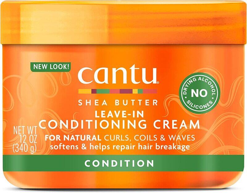 

Cantu Leave in Conditioning Cream With Shea Butter for Natural, Curly Hair, 12oz