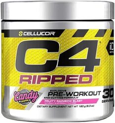 Cellucor C4 Ripped Explosive Pre-Workout Powder, 30 Servings, Tropical Punch