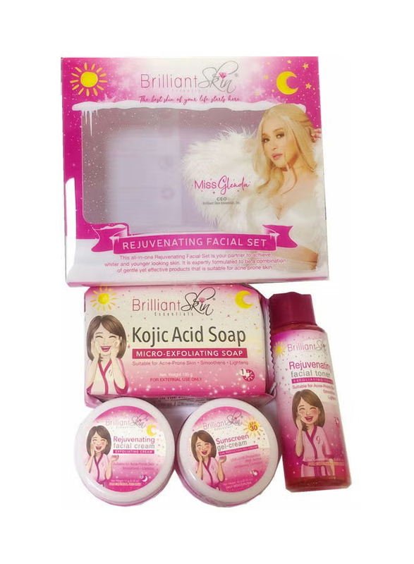 Brilliant Skin 45cm Pink Rejuvenating Facial Kit, Set