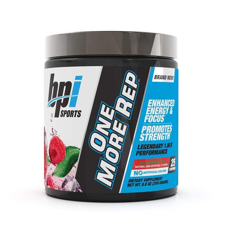 

BPI Sports One More Rep Dietary Supplement, 25 Servings, Raspberry Tea