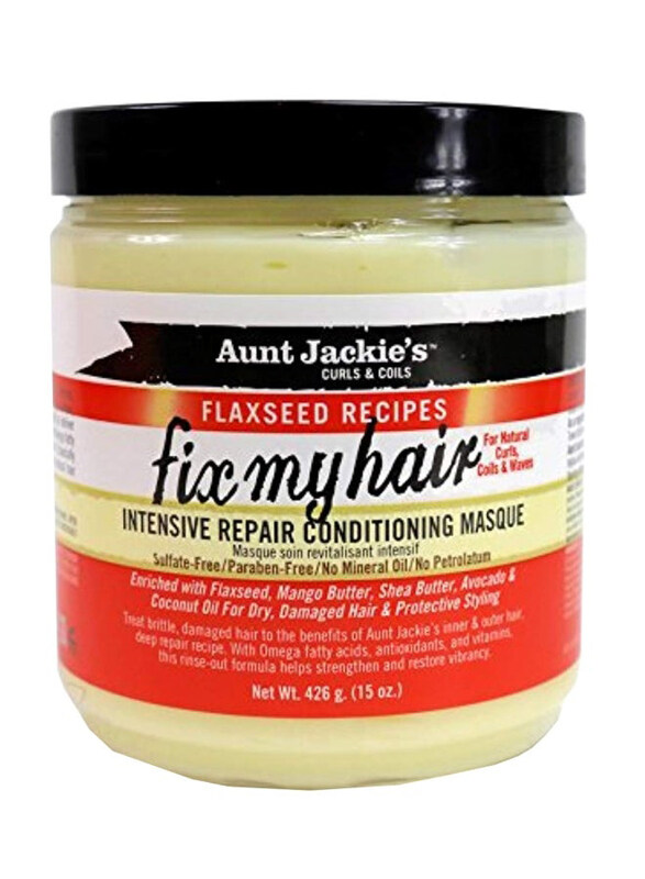 

Aunt Jackie's Intensive Repair Conditioning Masque for All Hair Types, 15oz