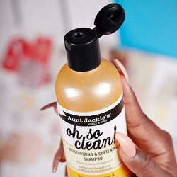 Aunt Jackie's Oh so Clean! Shampoo & Quench Leave-in Conditioner for Curly Hair, 12oz, 2 Piece