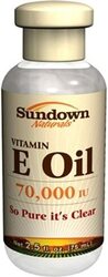 Sundown Naturals 70,000 IU Vitamin E Oil, 2.5oz