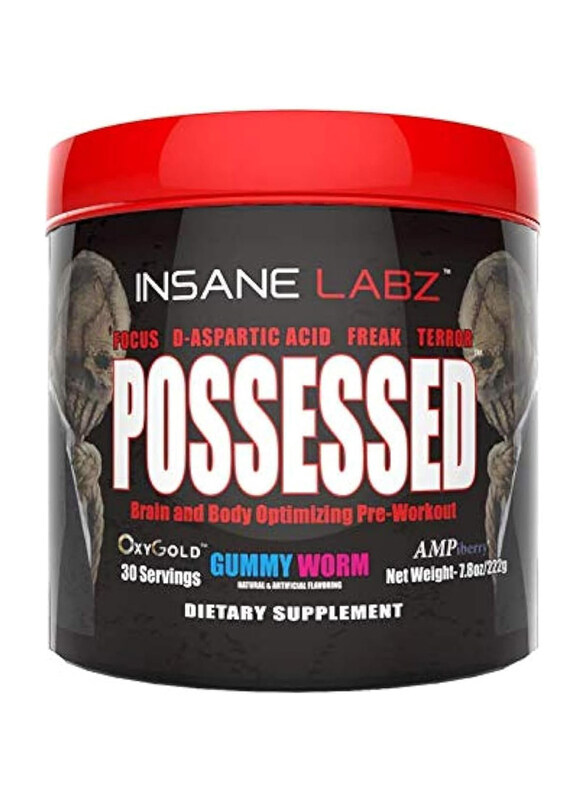 

Insane Labz Possessed Dietary Supplement, 30 Servings, Gummy Worm