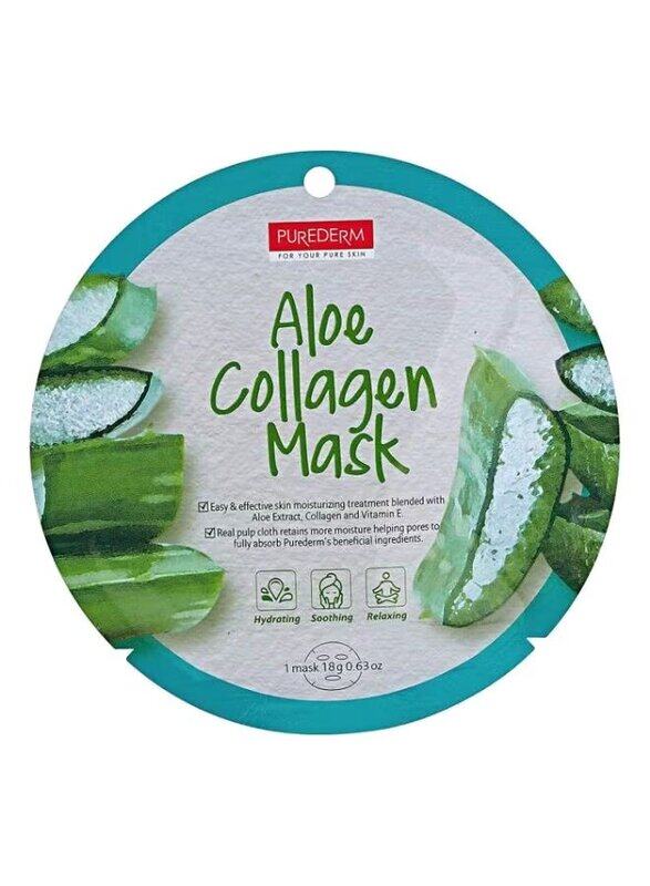 

Purederm Aloe Collagen Sheet Mask, 18g