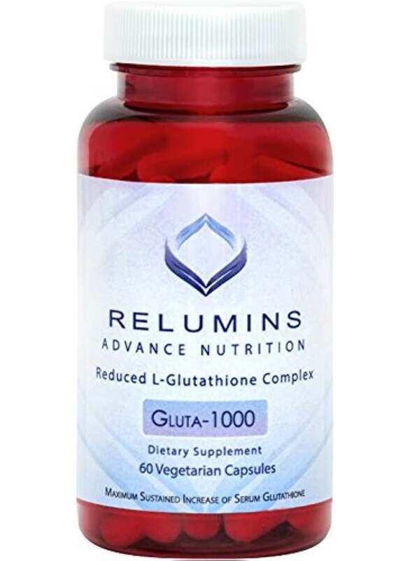 

Relumins Gima Advance Nutrition Reduced L-Glutathione Complex Gluta-1000 Supplements, 60 Capsules