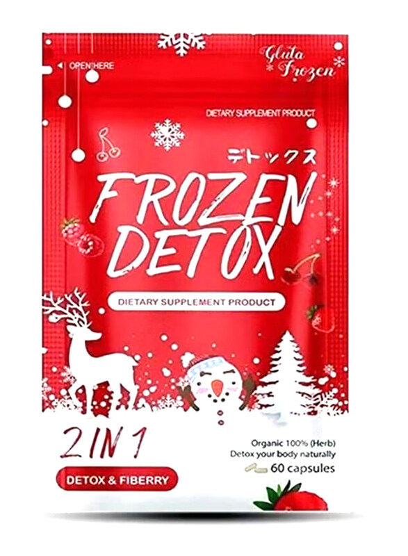 

Frozen Detox 2 in 1 Dietary Slimming Supplement, 60 Capsules