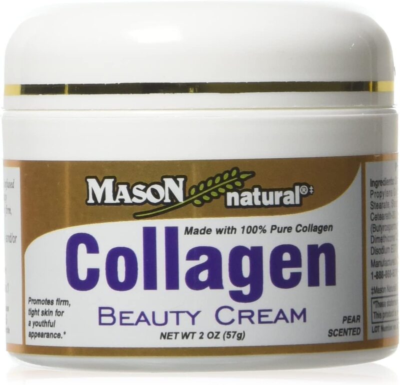 Mason Natural 100% Pure Collagen Beauty Cream, Pack of 3, 2oz