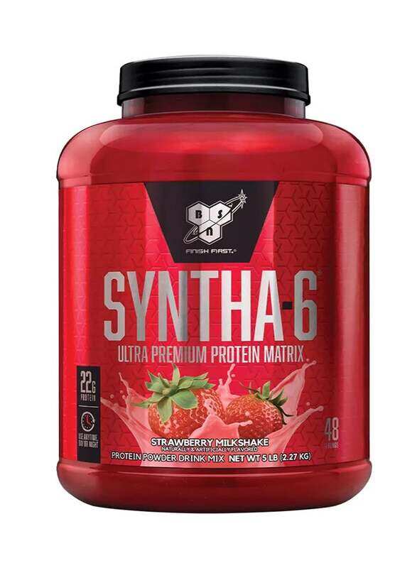 

BSN Syntha 6 Ultra Premium Protein Matrix, 5 Lbs, Strawberry