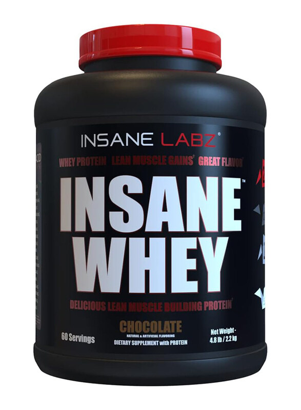 

Insane Labz Insane Whey Protein Powder, 2.2Kg, Chocolate