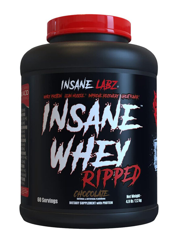 

Insane Labz Insane Whey Ripped, 60 Servings, Chocolate