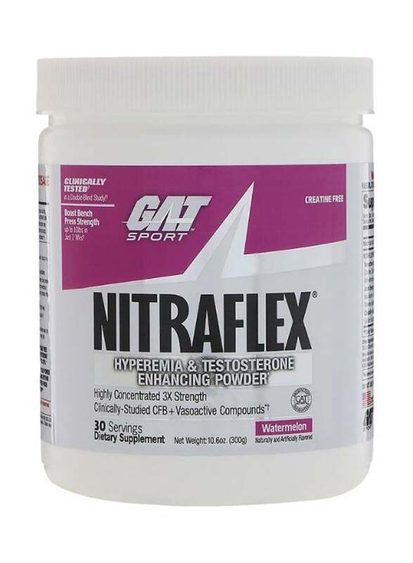 Gat Nitraflex Testosterone Enhancing Powder, 30 Servings, Watermelon
