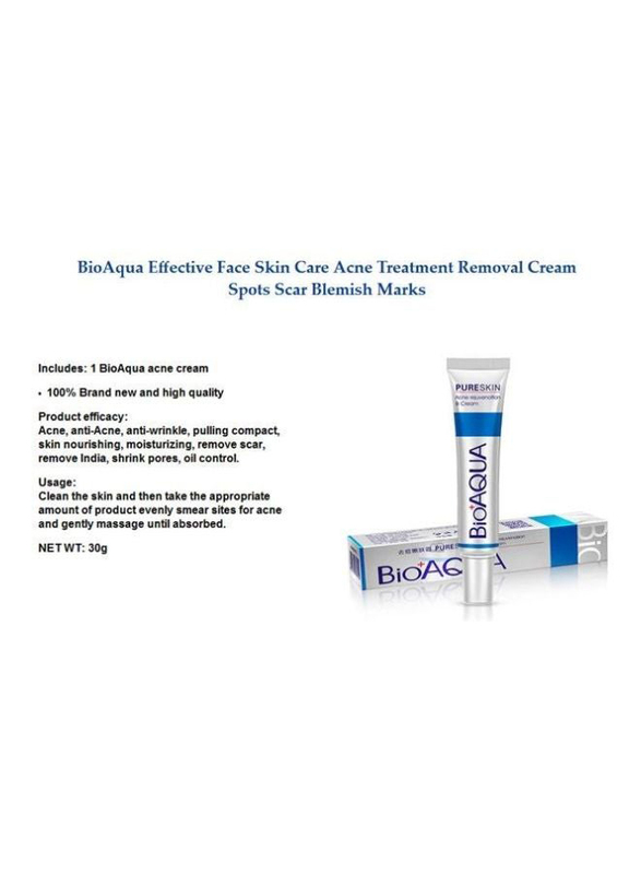 Bioaqua Acne Removal Cream, 30gm