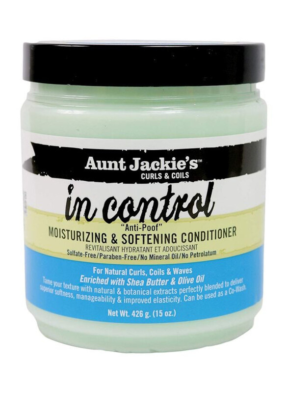 

Aunt Jackie's In Control Moisturizing and Softening Conditioner for All Hair Types, 15oz