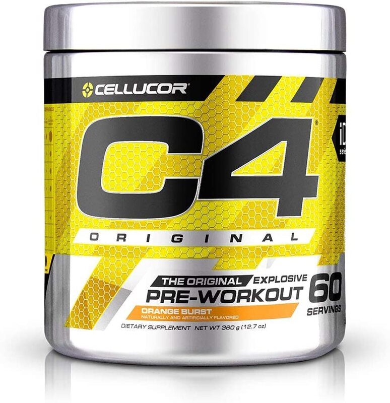 Cellucor C4 The Original Explosive Pre-Workout Powder, 60 Servings, Orange Burst