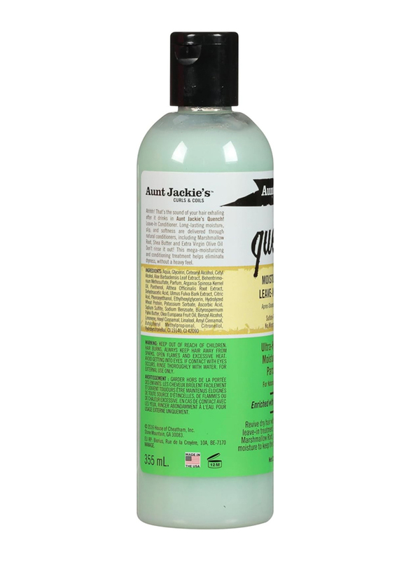 Aunt Jackie's Quench Moisture Intensive Leave In Conditioner, 355ml