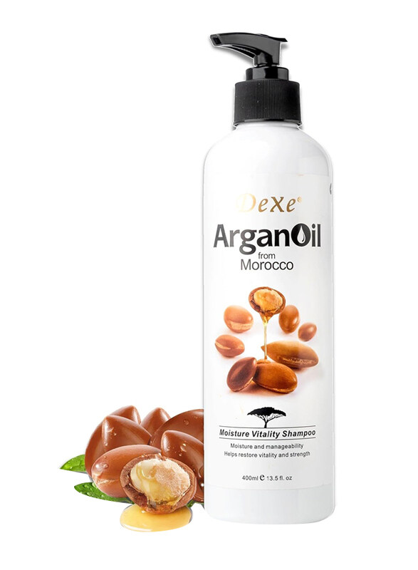 

Dexe Cold-Pressed Argan Oil Shampoo for Moisturize, Soften & Strengthen Hair, 400ml