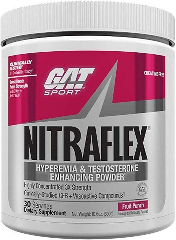 

Gat Nitraflex Dietary Supplement Powder, 300 gm, Fruit Punch