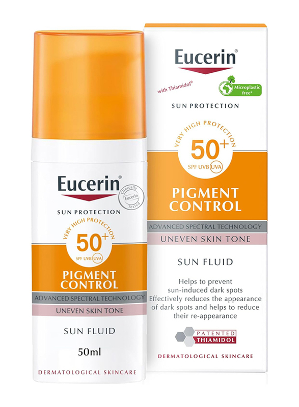 Eucerin Face Sunscreen Even Perfector Pigment Control Sun Fluid with Thiamidol, 50ml