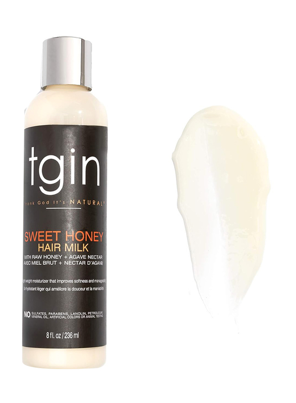 Tgin Sweet Honey Hair Milk & Moisturizer, 236ml