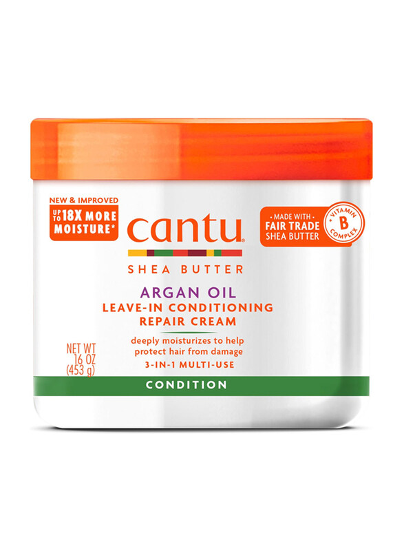 

Cantu Argon Oil Leave in Conditioning Repair Cream, 16 oz