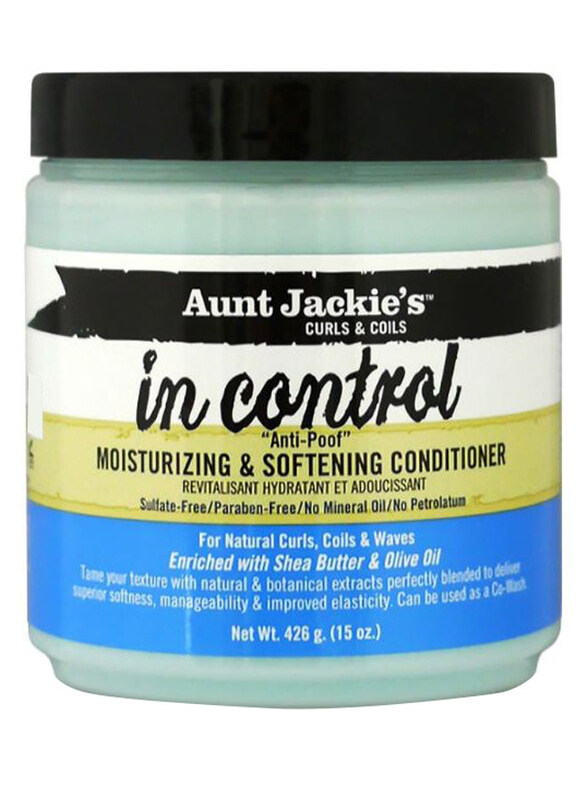 

Aunt Jackie's In Control Moisturizing and Softening Conditioner for All Hair Types, 15oz