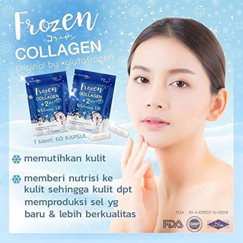 Gluta Frozen Collagen Glutathione, 60 Capsules